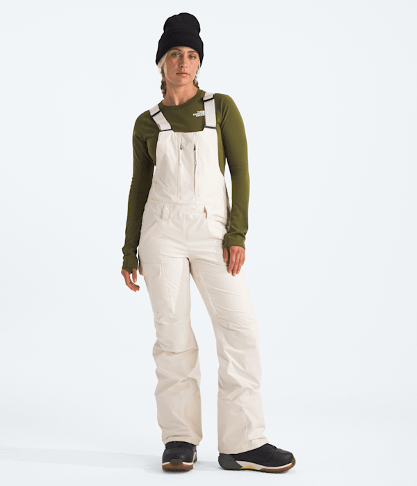 Womens Freedom Bibs TNF White Dune Main