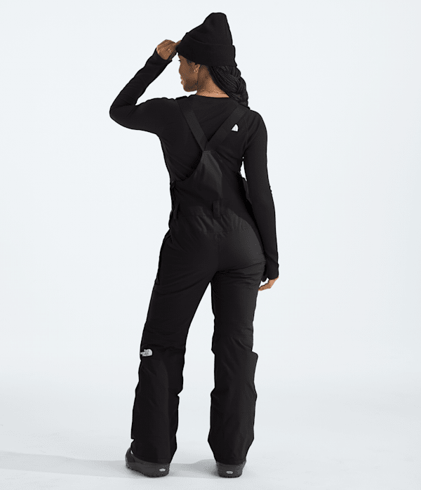 Womens Freedom Insulated Bibs TNF TNF Black BACK