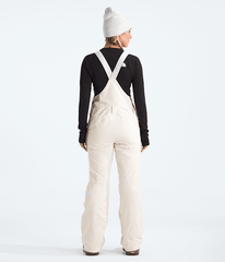 Womens Freedom Insulated Bibs TNF White Dune BACK