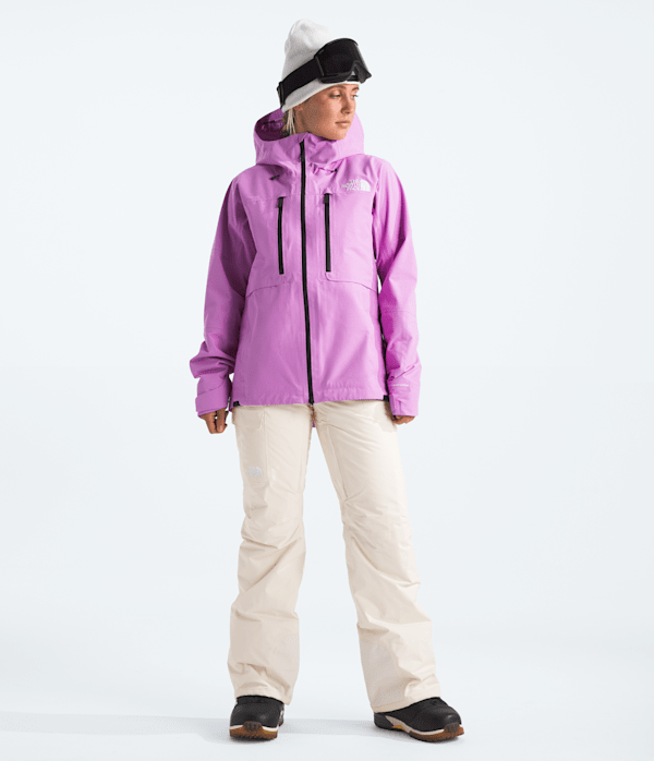 Womens Freedom Insulated Bibs TNF White Dune HERO2