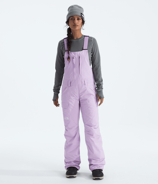Womens Freedom Insulated Bibs TNF Lite Lilac Main
