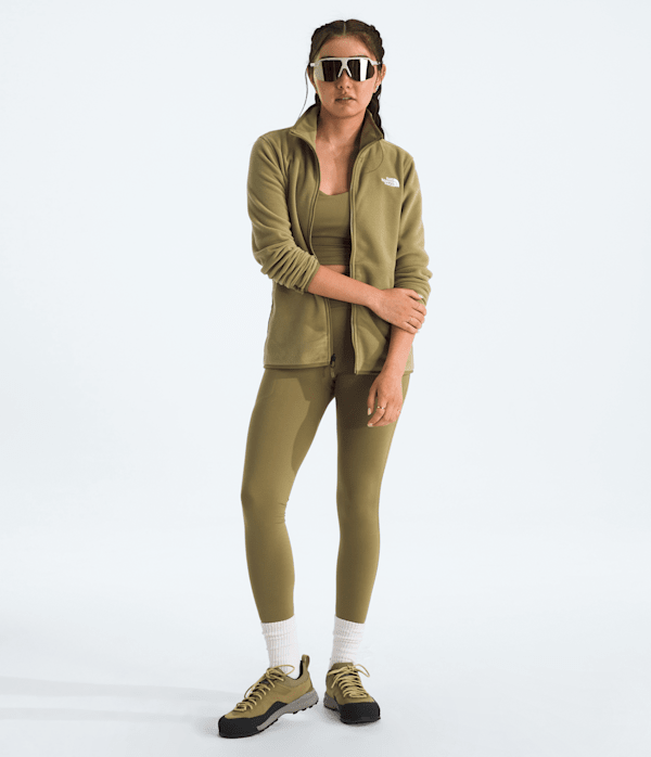 Womens Glacier Fleece Jacket TNF Cedar HERO2