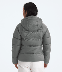 Womens Hydrenalite City Down Hooded Jacket TNF Smoked Pearl BACK