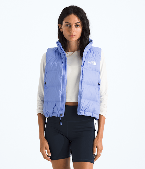 Womens Hydrenalite Down ALine Vest TNF Periwinkle Glow Main