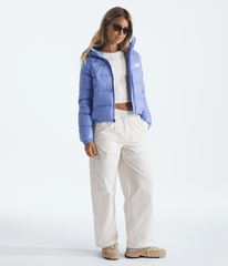 Womens Hydrenalite Down Hoodie TNF Periwinkle Glow HERO2