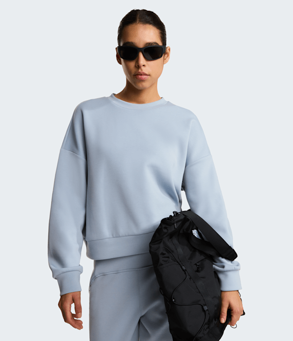Womens Jaida Crew TNF Frost Grey ALT2