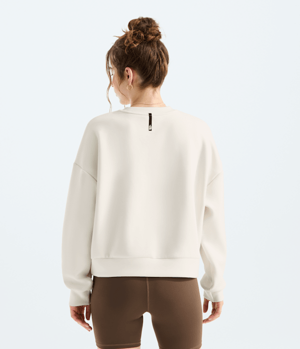 Womens Jaida Crew TNF White Dune BACK