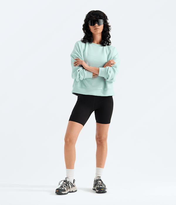 Womens Jaida Crew TNF Opal Frost HERO2