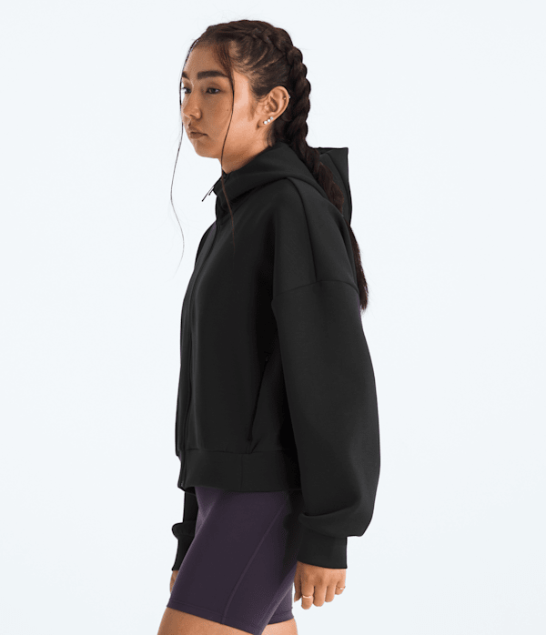 Womens Jaida FullZip Hooded Jacket TNF TNF Black MODEL34