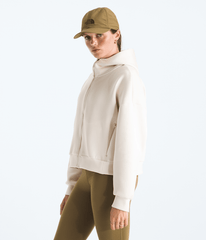 Womens Jaida FullZip Hooded Jacket TNF White Dune MODEL34