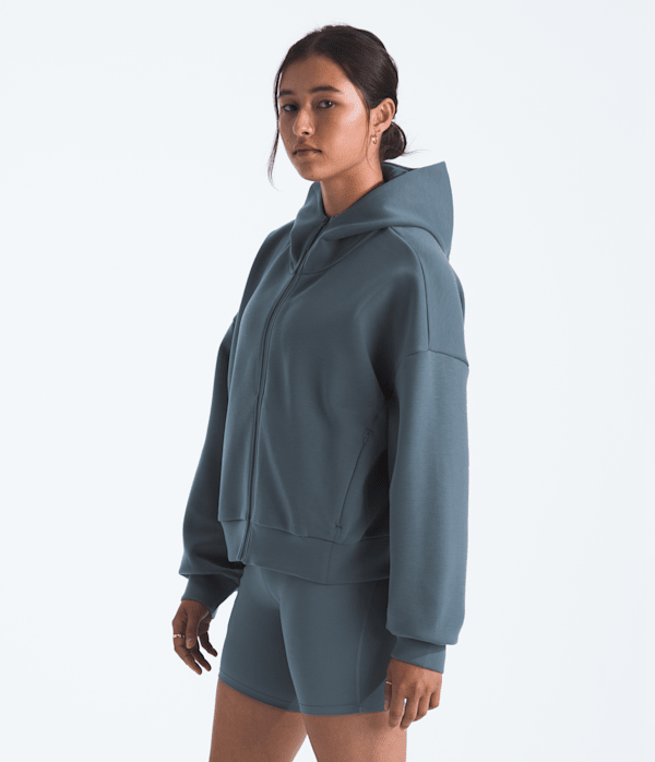 Womens Jaida FullZip Hooded Jacket TNF Granite Grey MODEL34