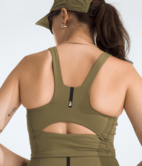 Womens Jaida Long Line Bra TNF Cedar HERO3