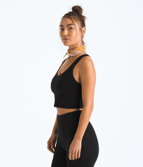 Womens Jaida Long Line Bra TNF TNF Black MODEL34