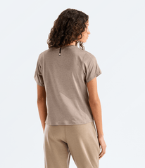 Womens Jaida ShortSleeve Tee TNF Garnet Light Heather BACK