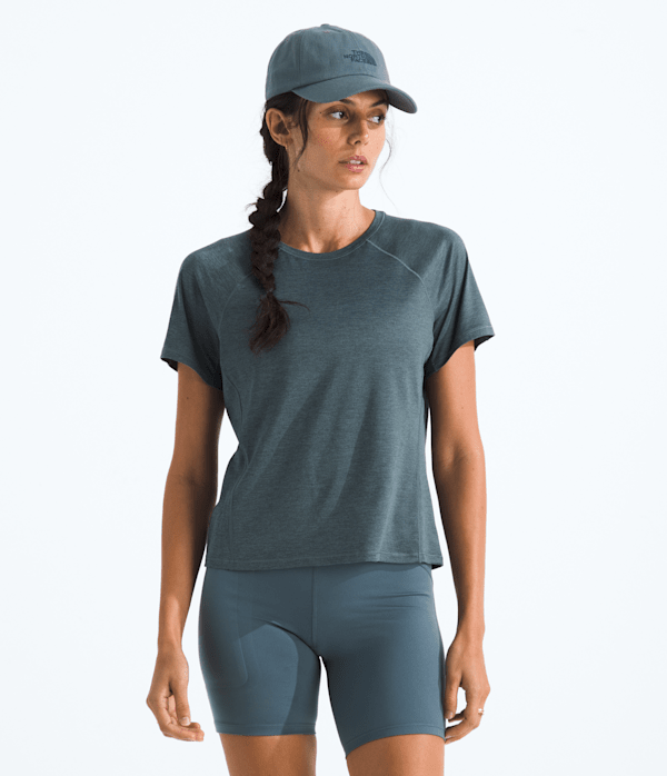 Womens Jaida ShortSleeve Tee TNF Granite Grey Dark Heather Main