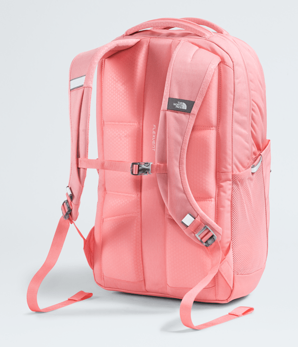 Womens Jester Backpack  27L TNF Coral Crush Light HeatherCoral Crush BACK