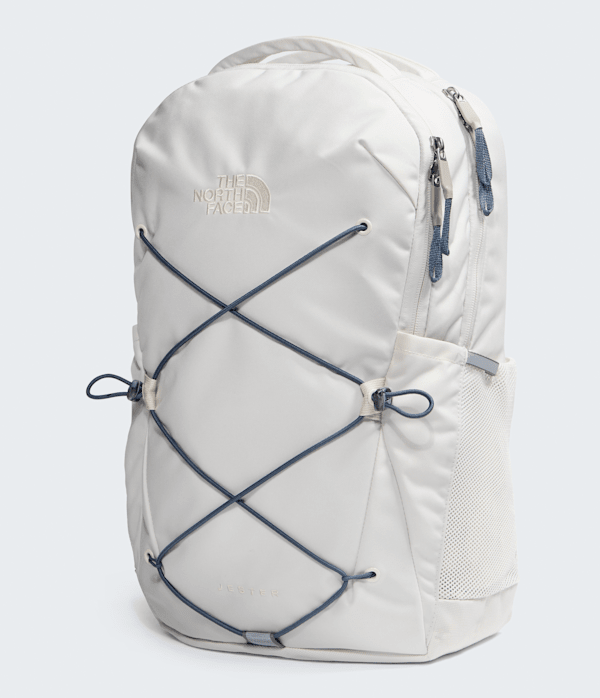 Womens Jester Backpack  27L TNF White DuneGranite Grey FRONT34