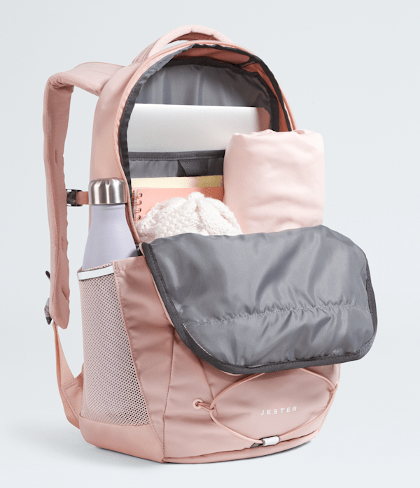 Womens Jester Backpack  27L TNF Pink Moss INT