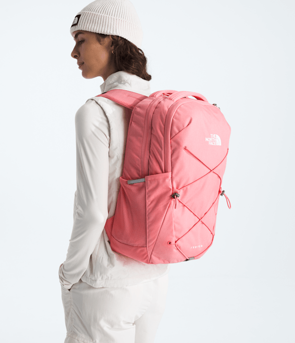 Womens Jester Backpack  27L TNF Coral Crush Light HeatherCoral Crush MODELBACK