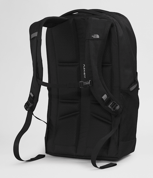Womens Jester Luxe Backpack  27L TNF TNF Black HeatherBurnt Coral Metallic BACK