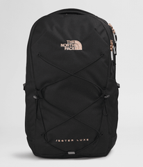 Womens Jester Luxe Backpack  27L TNF TNF Black HeatherBurnt Coral Metallic HERO
