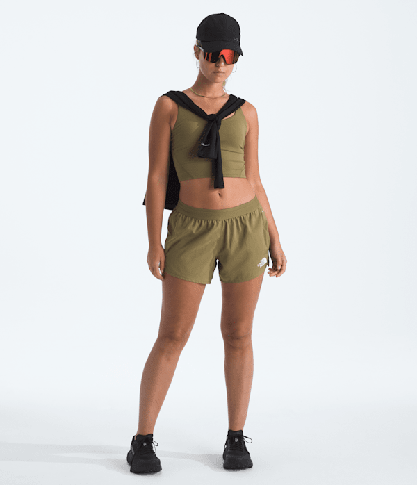 Womens Lightbright 4 Shorts TNF HERO2