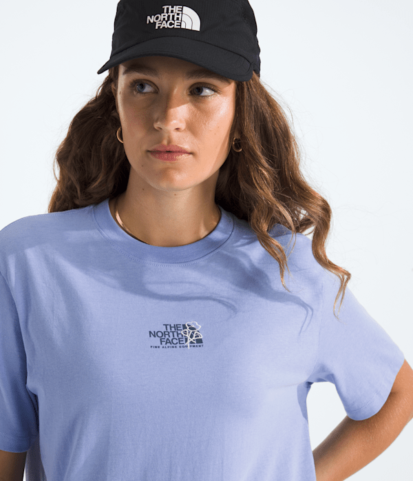 Womens Midnight Ember Relaxed ShortSleeve Tee TNF HERO2