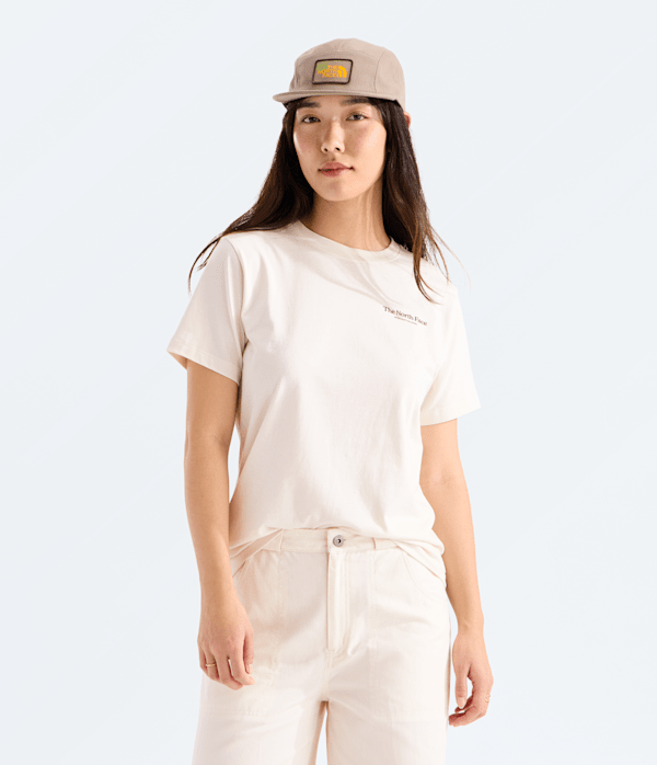 Womens Monte Reg ShortSleeve TeeGraphic TNF BACK