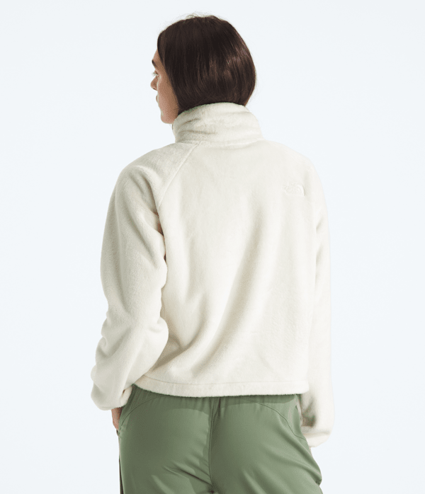 Womens Osito Lux Zip Jacket TNF White Dune BACK