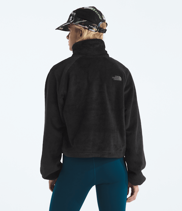 Womens Osito Lux Zip Jacket TNF TNF Black BACK
