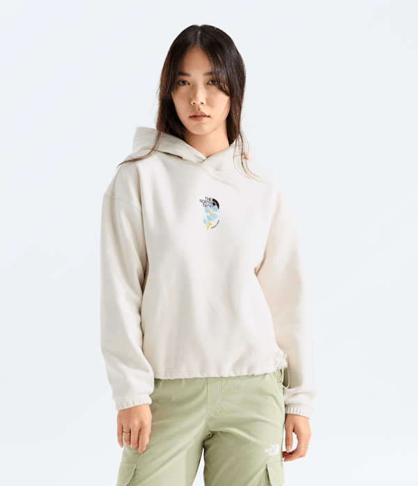 Womens Places We Love HoodieHimalayan Blue Poppy TNF Main