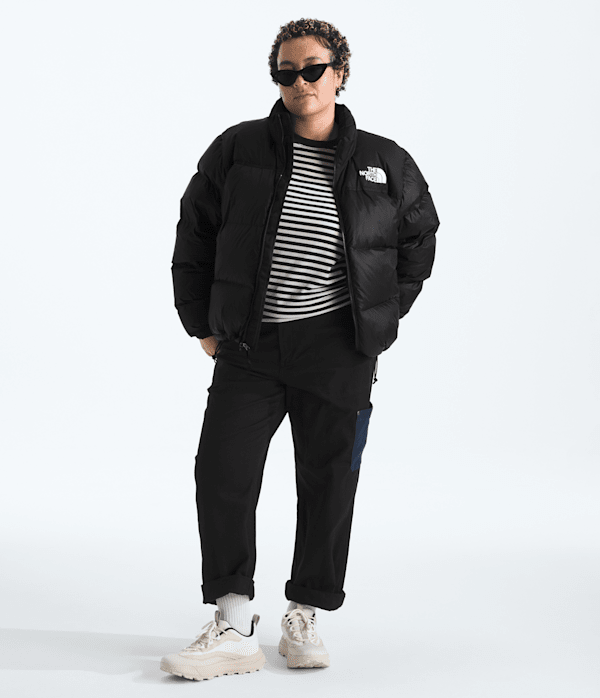 Womens Plus 1996 Retro Nuptse Jacket TNF TNF BlackRecycled Down HERO2