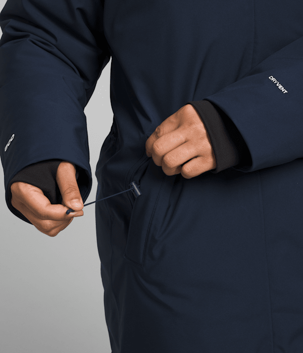 Womens Plus Arctic Parka TNF Summit Navy ALT1