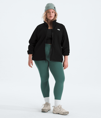 Womens Plus Glacier Fleece Jacket TNF TNF Black HERO2