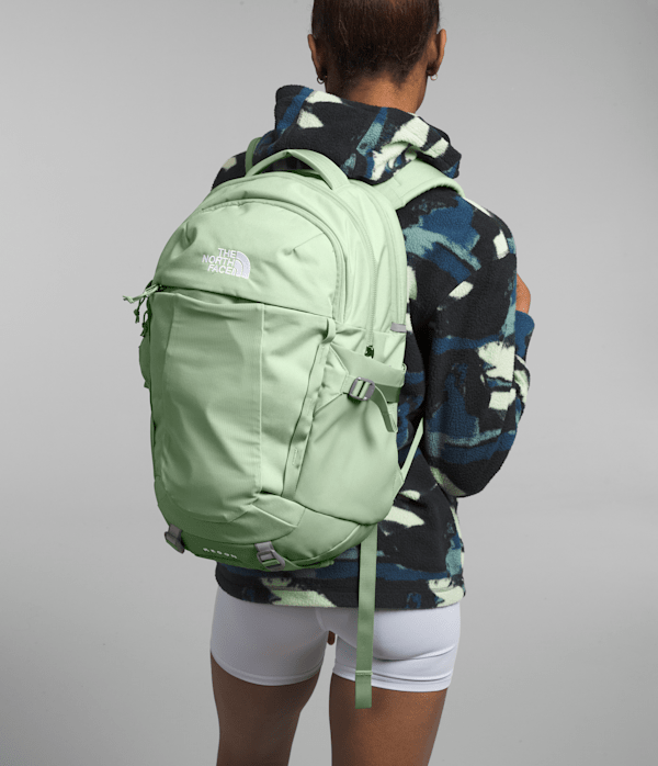 Womens Recon Backpack  30L TNF Misty Sage Dark HeatherMeld Grey MODELBACK