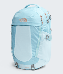 Womens Recon Luxe Backpack  30L TNF GlacierBurnt Coral Metallic FRONT34