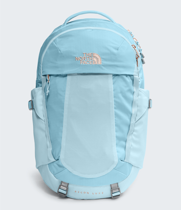 Womens Recon Luxe Backpack  30L TNF GlacierBurnt Coral Metallic HERO