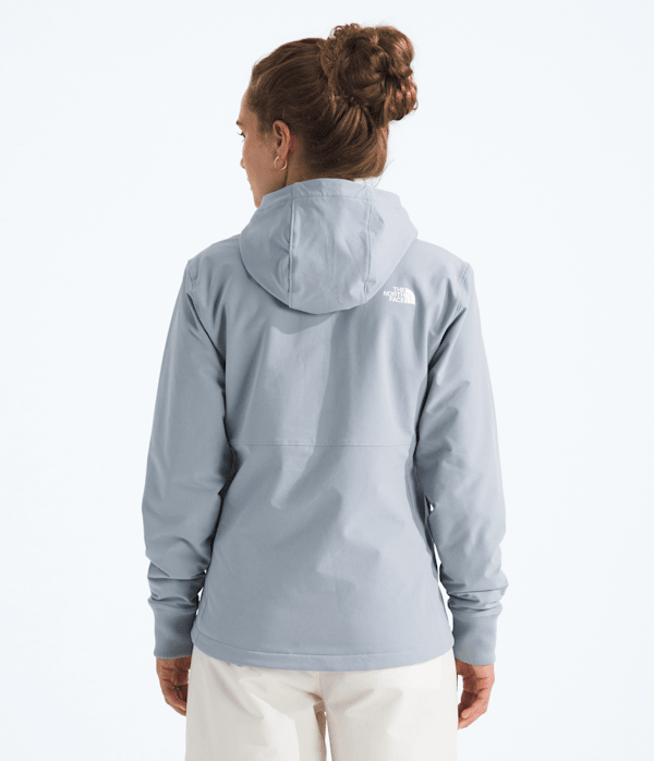 Womens Shelbe Raschel Hoodie TNF Frost Grey BACK