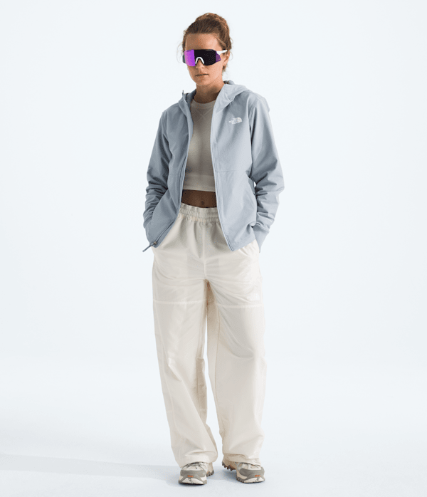 Womens Shelbe Raschel Hoodie TNF Frost Grey HERO2