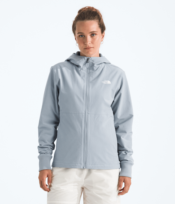 Womens Shelbe Raschel Hoodie TNF Frost Grey Main