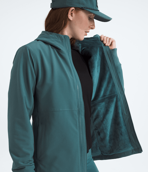 Womens Shelbe Raschel Hoodie TNF Space MODELINT