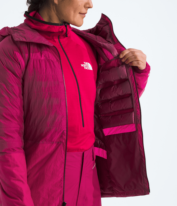 Womens Summit Series 5050 AMK Hoodie TNF MODELINT