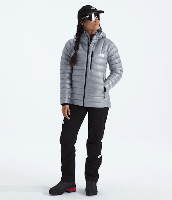 Womens Summit Series Breithorn Hoodie TNF Blue Flax HERO2