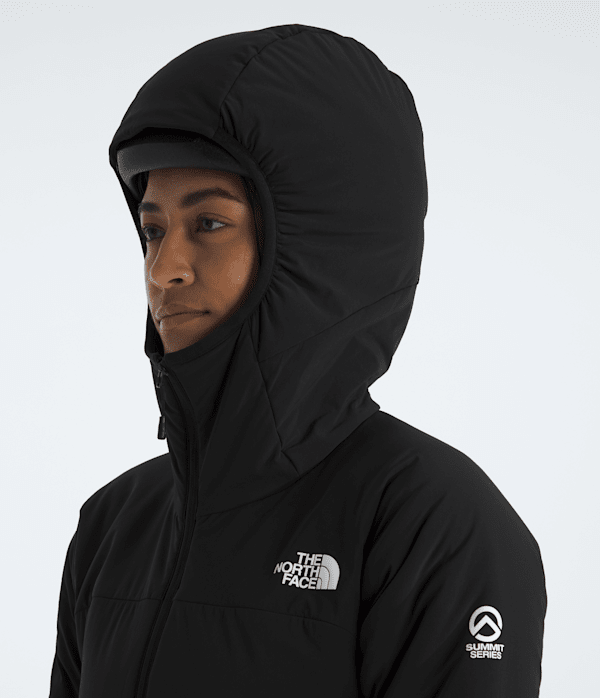 Womens Summit Series Casaval Hybrid Hoodie TNF MODELHOOD2