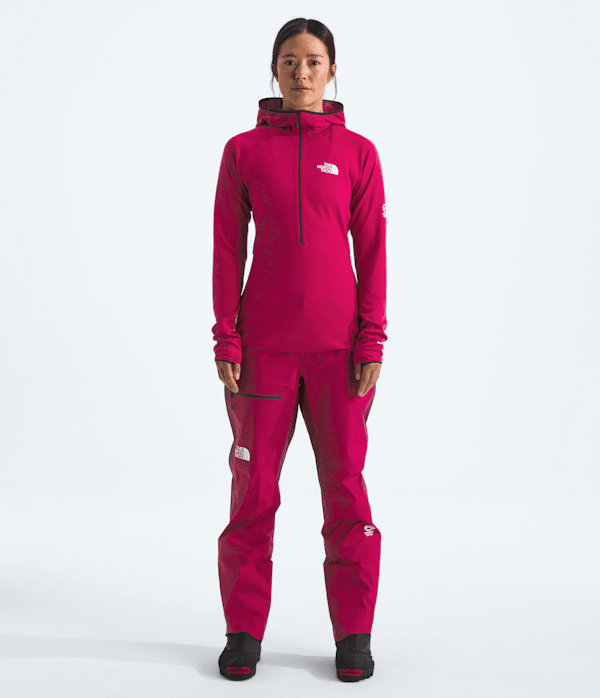 Womens Summit Series DOTKNIT AMK Hoodie TNF HERO2