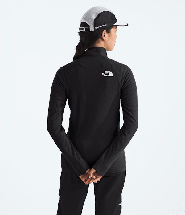 Womens Summit Series FUTUREFLEECE LT Zip TNF BACK