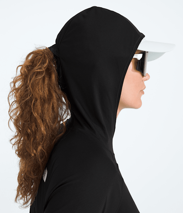 Womens Sunriser Hoodie TNF TNF Black MODELHOOD2