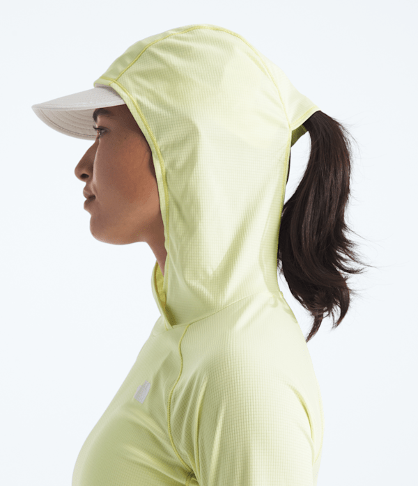 Womens Sunriser Hoodie TNF Lemon Mist MODELHOOD2