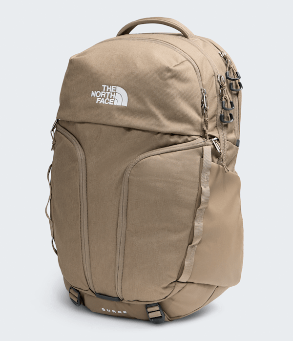 Womens Surge Backpack  31L TNF Garnet Dark HeatherGarnet FRONT34
