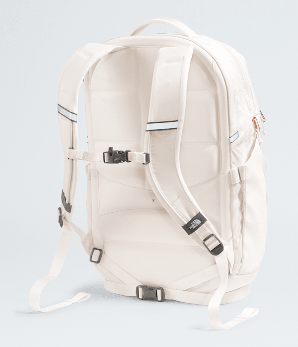 Womens Surge Luxe Backpack  31L TNF Gardenia WhiteBurnt Coral Metallic BACK